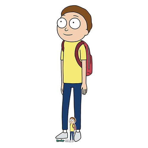 Morty Smith Rick and Morty Lifesize Cardboard Cutout 165cm